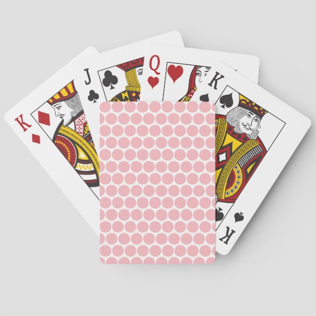 Frühjahrsfarbe Kristallfarbe Rose Spielkarten (Rückseite)