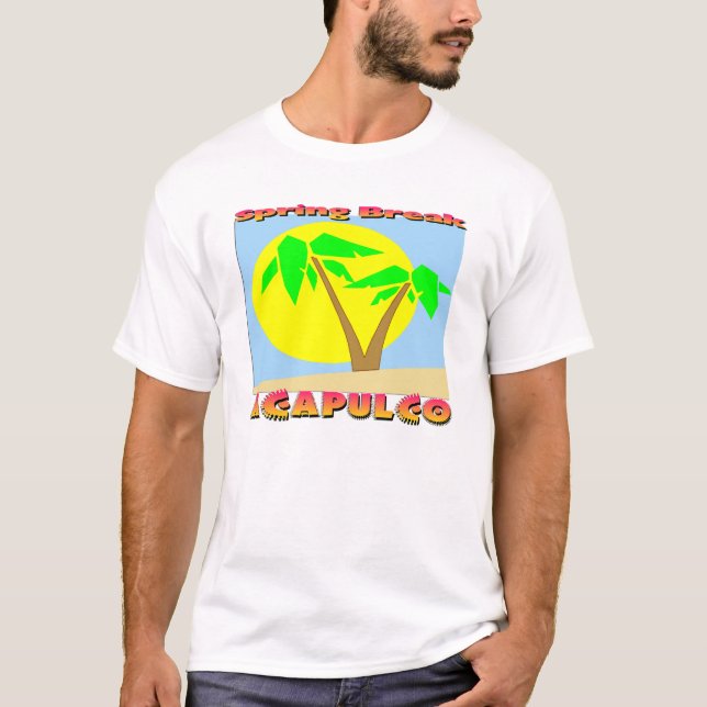 Frühjahrsferien Acapulco T-Shirt (Vorderseite)