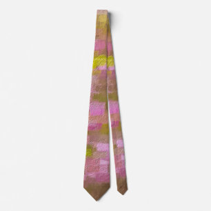 Frühjahrsfest Pinks Abstrakt Neck Tie Krawatte