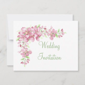 Frühjahrsflorale Kirschblossom Einladung Hochzeit