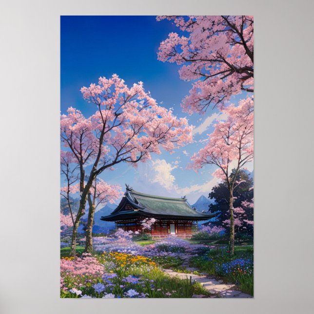 Frühjahrsflüster Poster (Vorne)