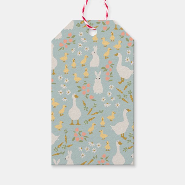 Frühjahrsfreunde Geschenkanhänger (Vorderseite)