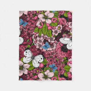 Frühjahrsgarten 2 fleecedecke