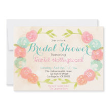 Frühjahrsgarten Blumendusche Einladung