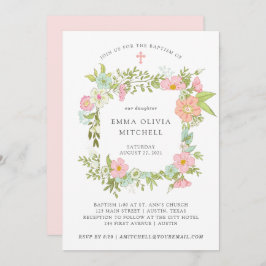 Frühjahrsgarten | Blumentaufen Einladung