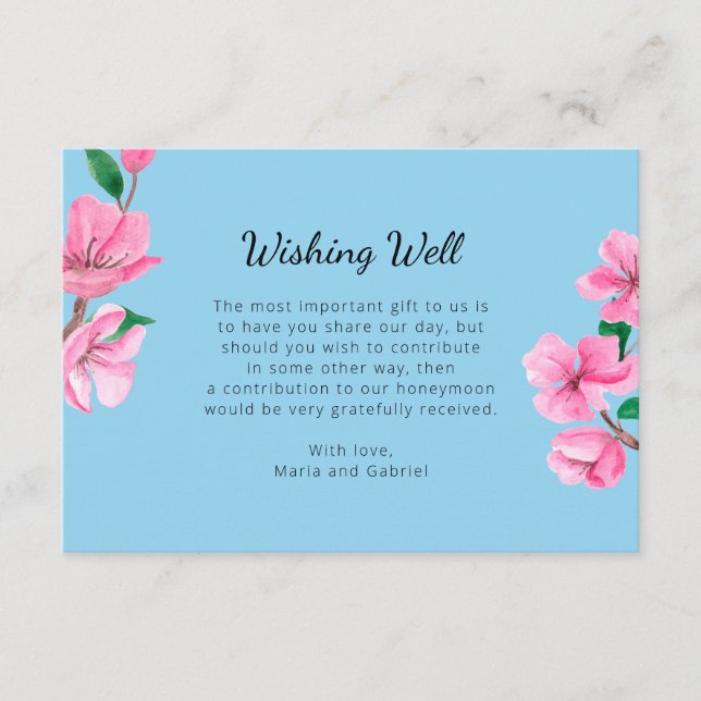 Frühjahrsgarten Botanischer Garten Hochzeit Garten Begleitkarte (Vorderseite)