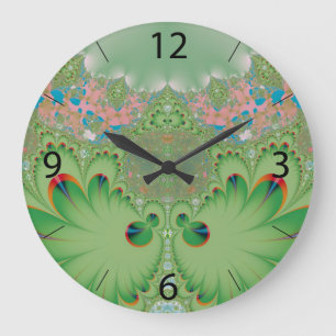 Frühjahrsgarten Große Wanduhr