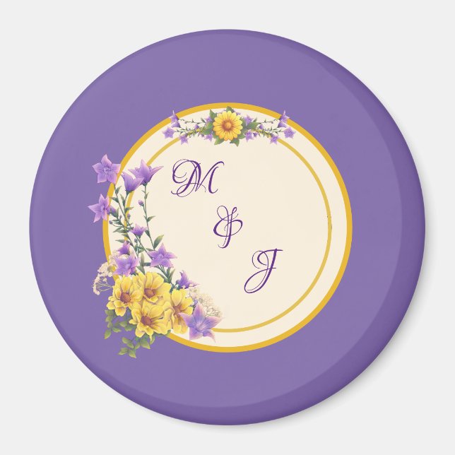 Frühjahrsgarten Magnet (Vorne)