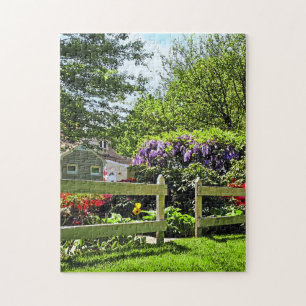 Frühjahrsgarten mit Wisteria Puzzle