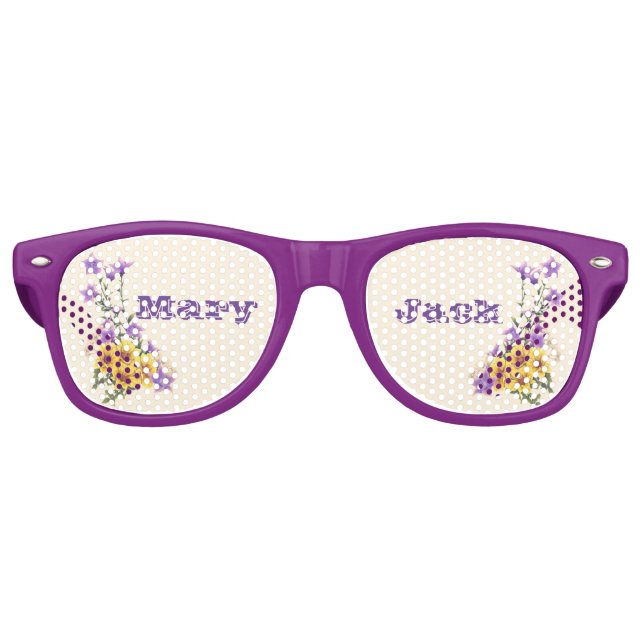 Frühjahrsgarten Partybrille (Vorderseite)