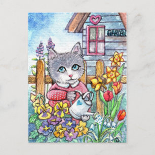 Frühjahrsgarten Postkarte