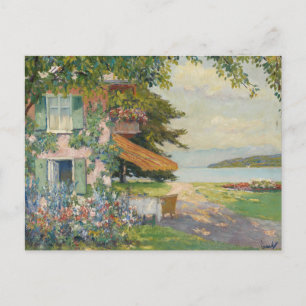 Frühjahrsgarten Starnberg   Edward Cucuel Postkarte