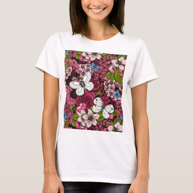 Frühjahrsgarten T-Shirt (Vorderseite)