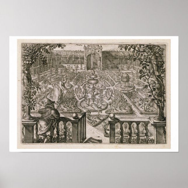 Frühjahrsgarten von "Hortus Floridus", veröffentli Poster (Vorne)