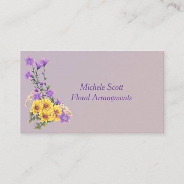 Frühjahrsgartenkollektion Visitenkarte (Vorderseite)