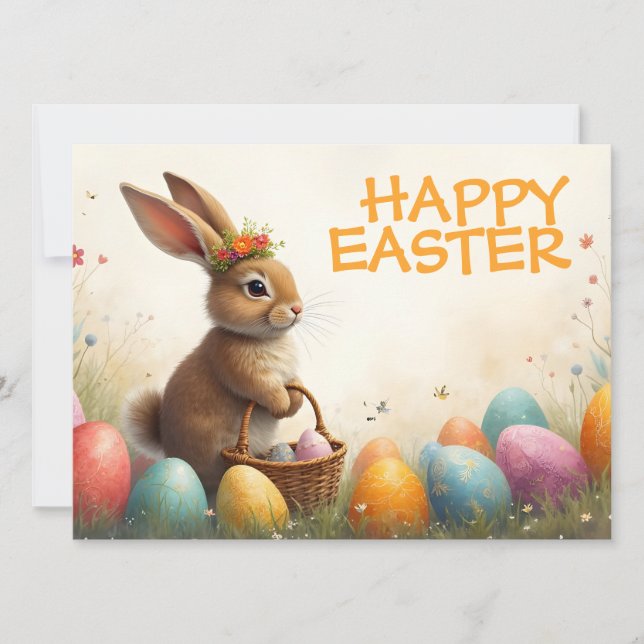 Frühjahrsgruß vom Osterhasen (Vorderseite)
