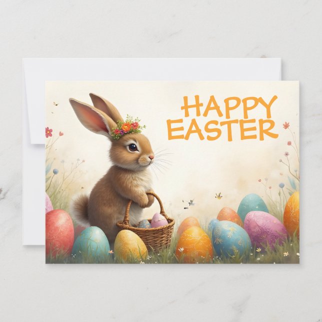 Frühjahrsgruß vom Osterhasen (Vorderseite)