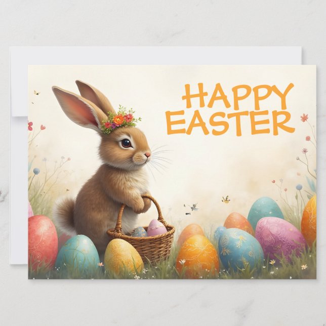 Frühjahrsgruß vom Osterhasen (Vorderseite)