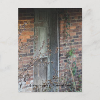 Frühjahrshaus auf der Rummel Farm Postkarte