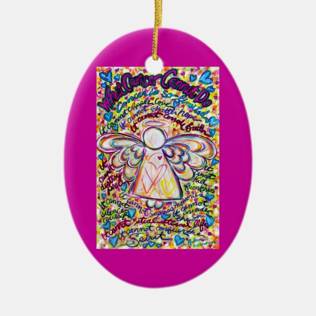 Frühjahrsherzen Krebs Engel Ornament individuell a (Vorne)