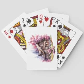 Frühjahrskabine Spielkarten