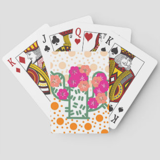 Frühjahrskaktus Spielkarten