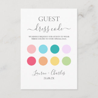 Frühjahrskleidung Beipackkarte Begleitkarte