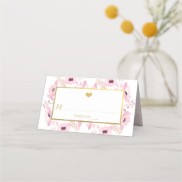 Frühjahrskolben Hochzeitskollektion Platzkarte