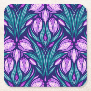 Frühjahrskreuzze Rechteckiger Pappuntersetzer