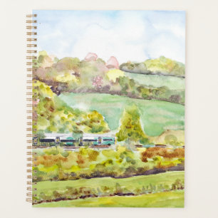 Frühjahrslandschaft Banstead England Städtepai Planer
