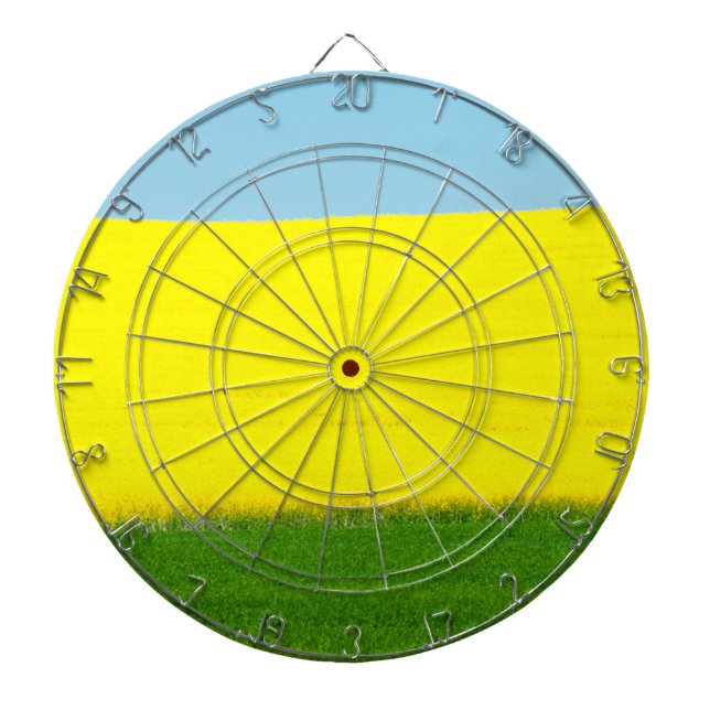 Frühjahrslandschaft Dartscheibe (vorne)