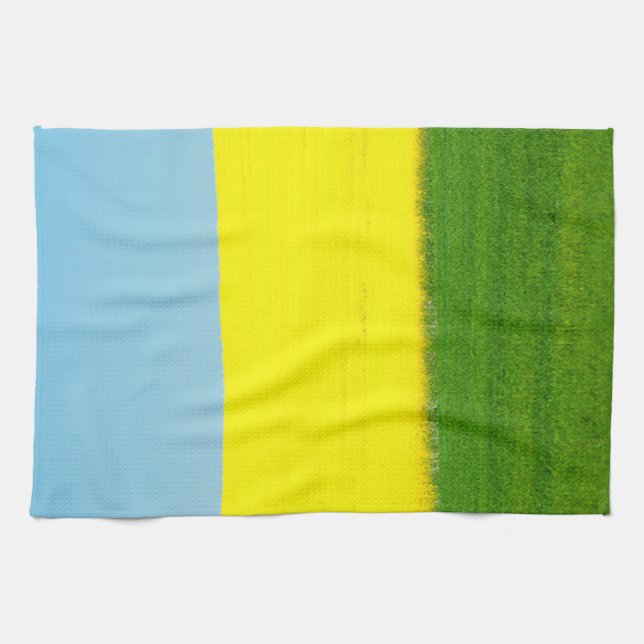 Frühjahrslandschaft Geschirrtuch (Horizontal)