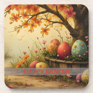 Frühjahrsmagie mit Ostereier-Splendor Getränkeuntersetzer