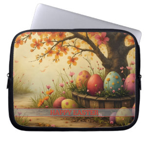 Frühjahrsmagie mit Ostereier-Splendor Laptopschutzhülle