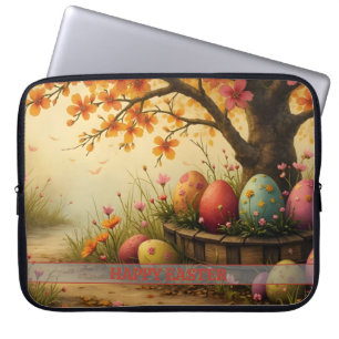 Frühjahrsmagie mit Ostereier-Splendor Laptopschutzhülle