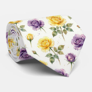 Frühjahrsmode   Blumenkrawatte für Hochzeiten und  Krawatte