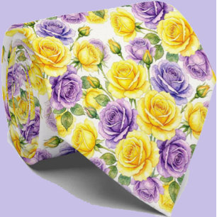 Frühjahrsmode   Blumenkrawatte für Hochzeiten und  Krawatte