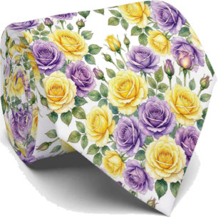 Frühjahrsmode   Blumenkrawatte für Hochzeiten und  Krawatte