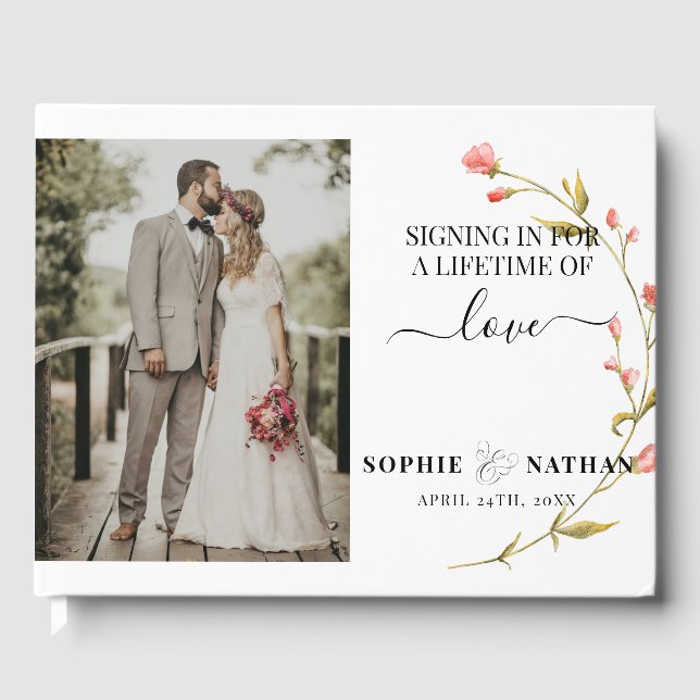 Frühjahrsommer-Wildblume | Gästebuch (Vorderseite)