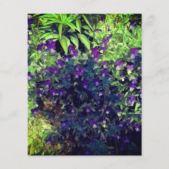 Frühjahrspanik Jump up Blume Papier (Vorderseite)