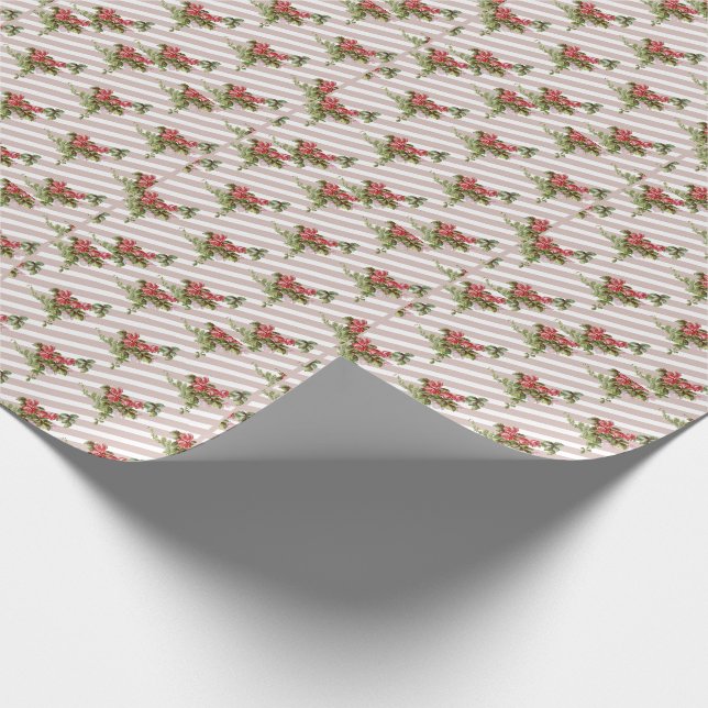 Frühjahrspapier der Rose Geschenkpapier (Ecke)