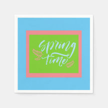 Frühjahrspapier Napkins