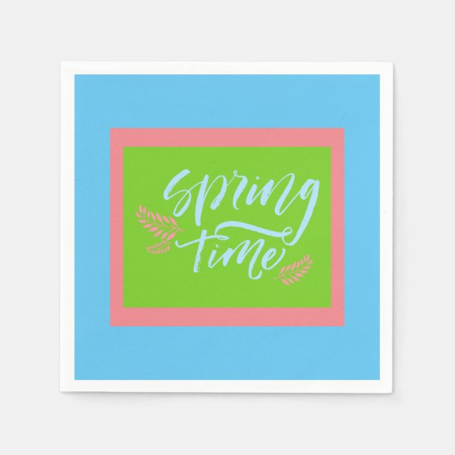 Frühjahrspapier Napkins Serviette (Vorderseite)