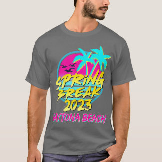 Frühjahrspause 2023 Florida 80er Retro Vintag Dayt T-Shirt
