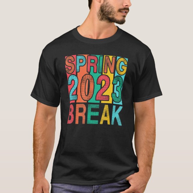 Frühjahrspause 2023 Uni Student Florida sein T-Shirt (Vorderseite)