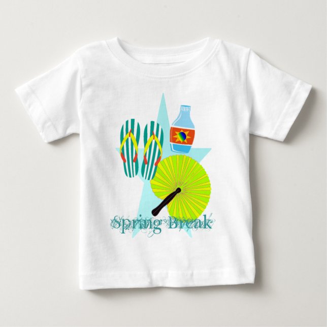 Frühjahrspause Baby T-shirt (Vorderseite)