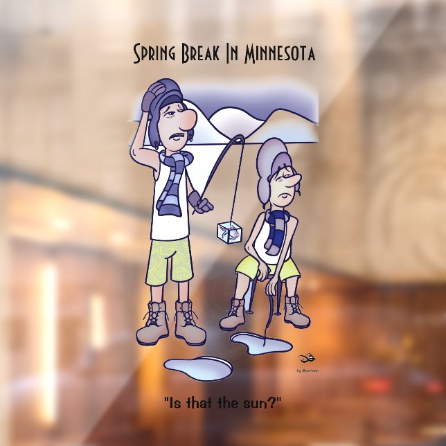 Frühjahrspause Fensteraufkleber (Blatt 2)