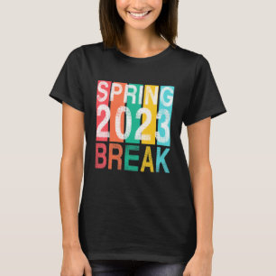 Frühjahrspause Florida Sonnenuntergang Vintag Matc T-Shirt