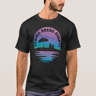 Frühjahrspause Florida Sonnenuntergang Vintag Matc T-Shirt