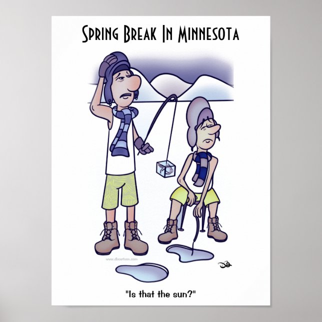 Frühjahrspause Poster (Vorne)